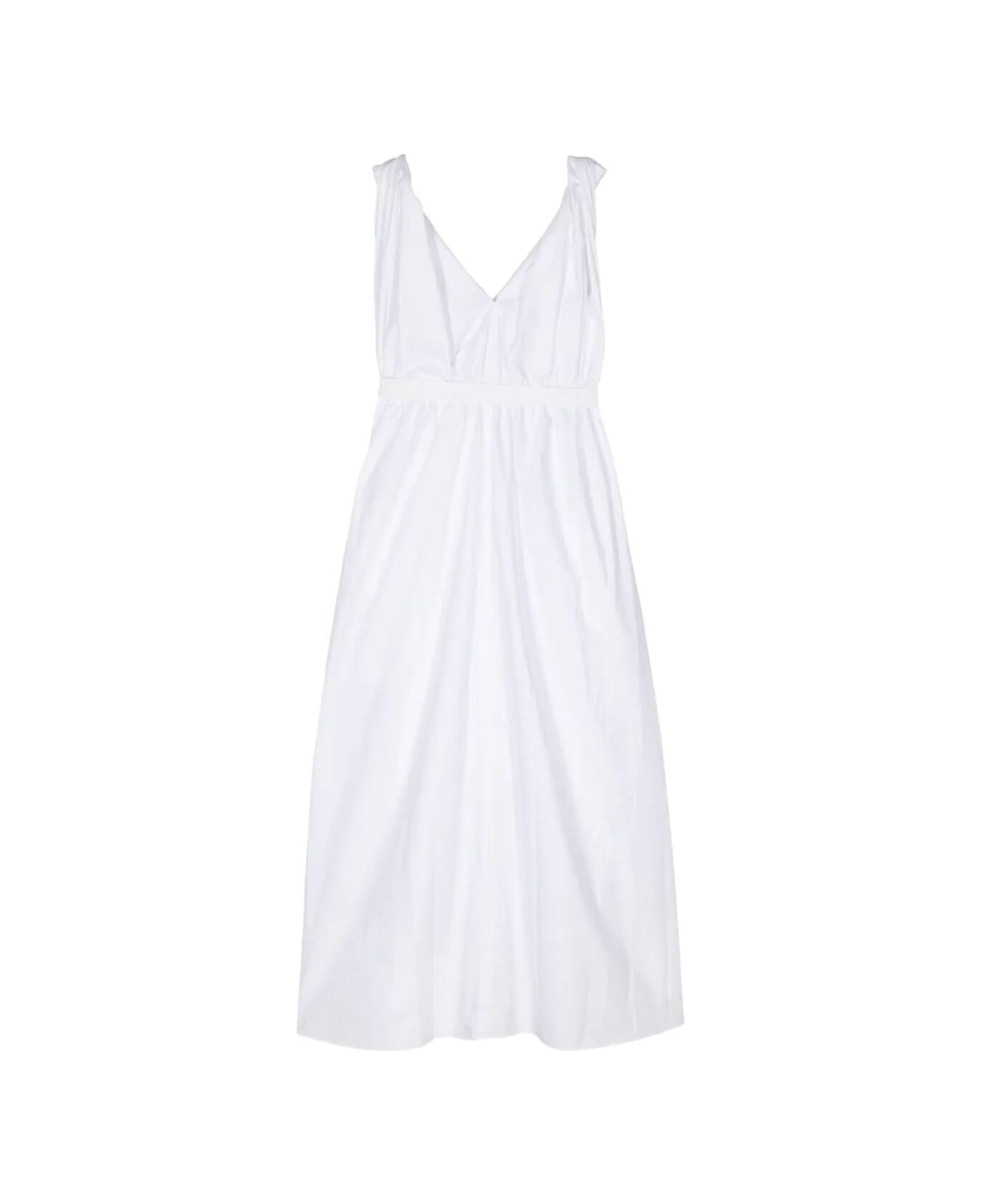Sofie d'Hoore Sleeveless Dress With Elastic Waist - White ワンピース＆ドレス