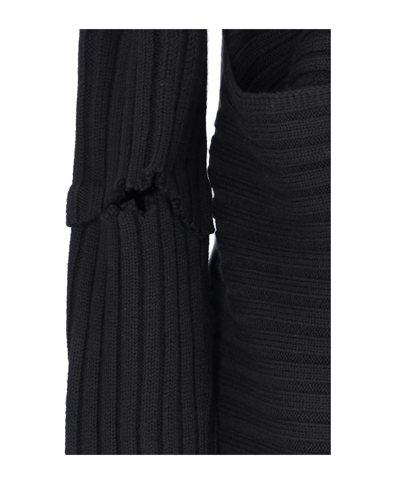 Helmut Lang Destroyed Sweater - Black  