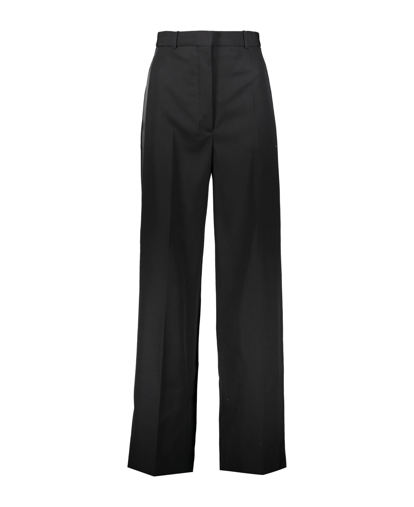 Burberry Wool Trousers - black ボトムス