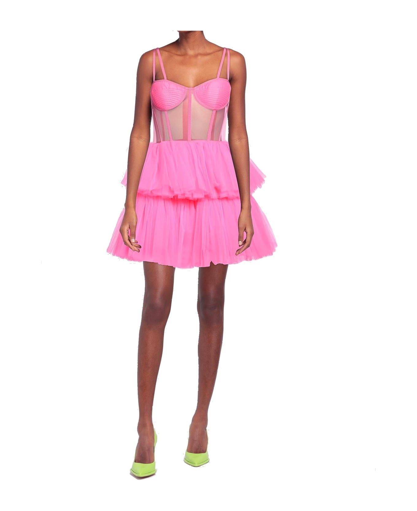 19:13 Dresscode Tulle Mini Dress - Pink