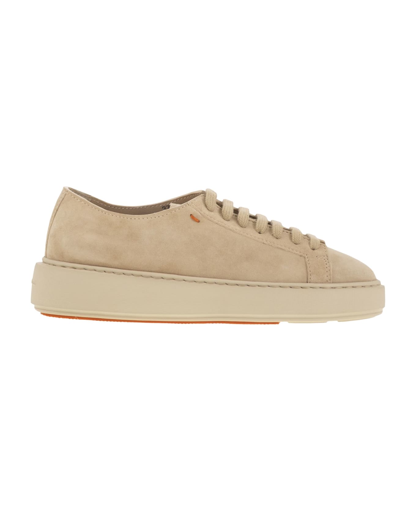 Santoni Suede Sneakers - Beige