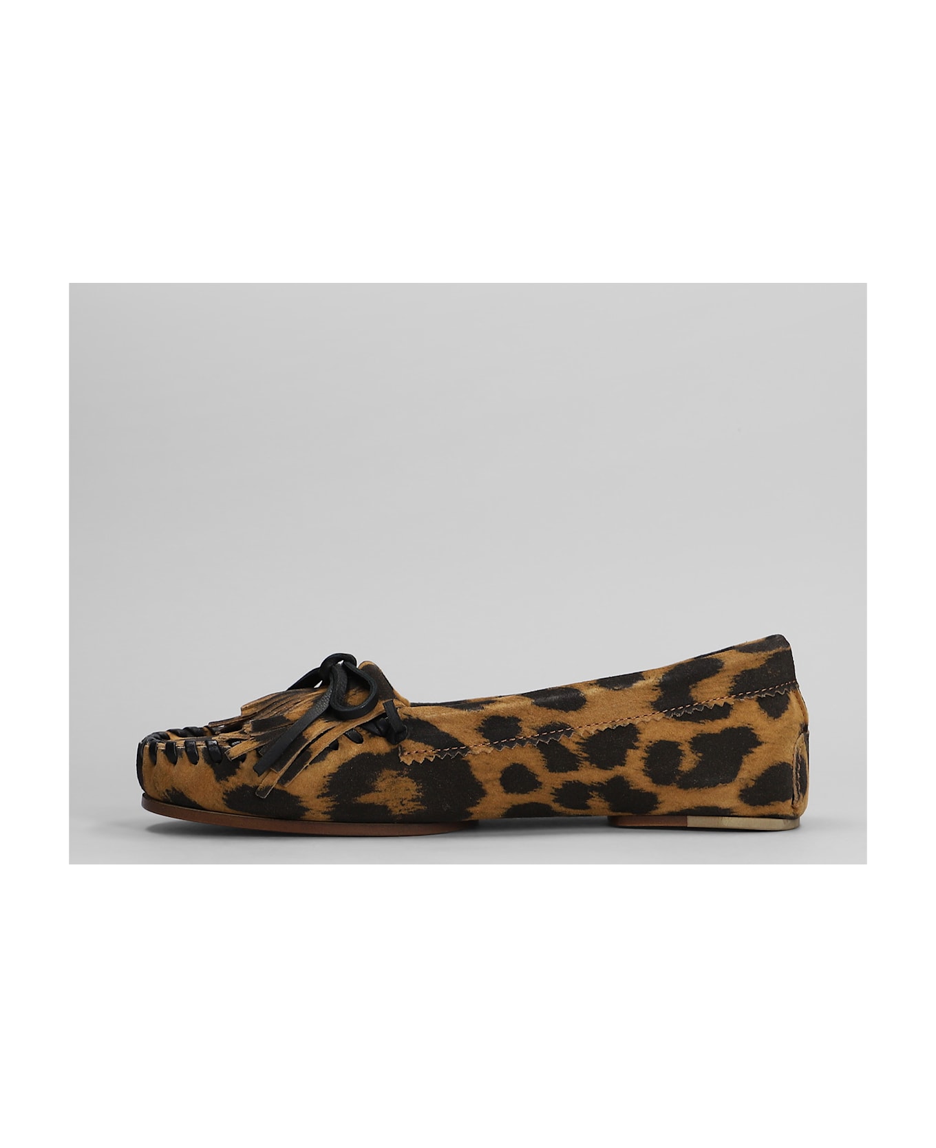 Paris Texas Indiana Loafer Loafers In Animalier Suede - Animalier