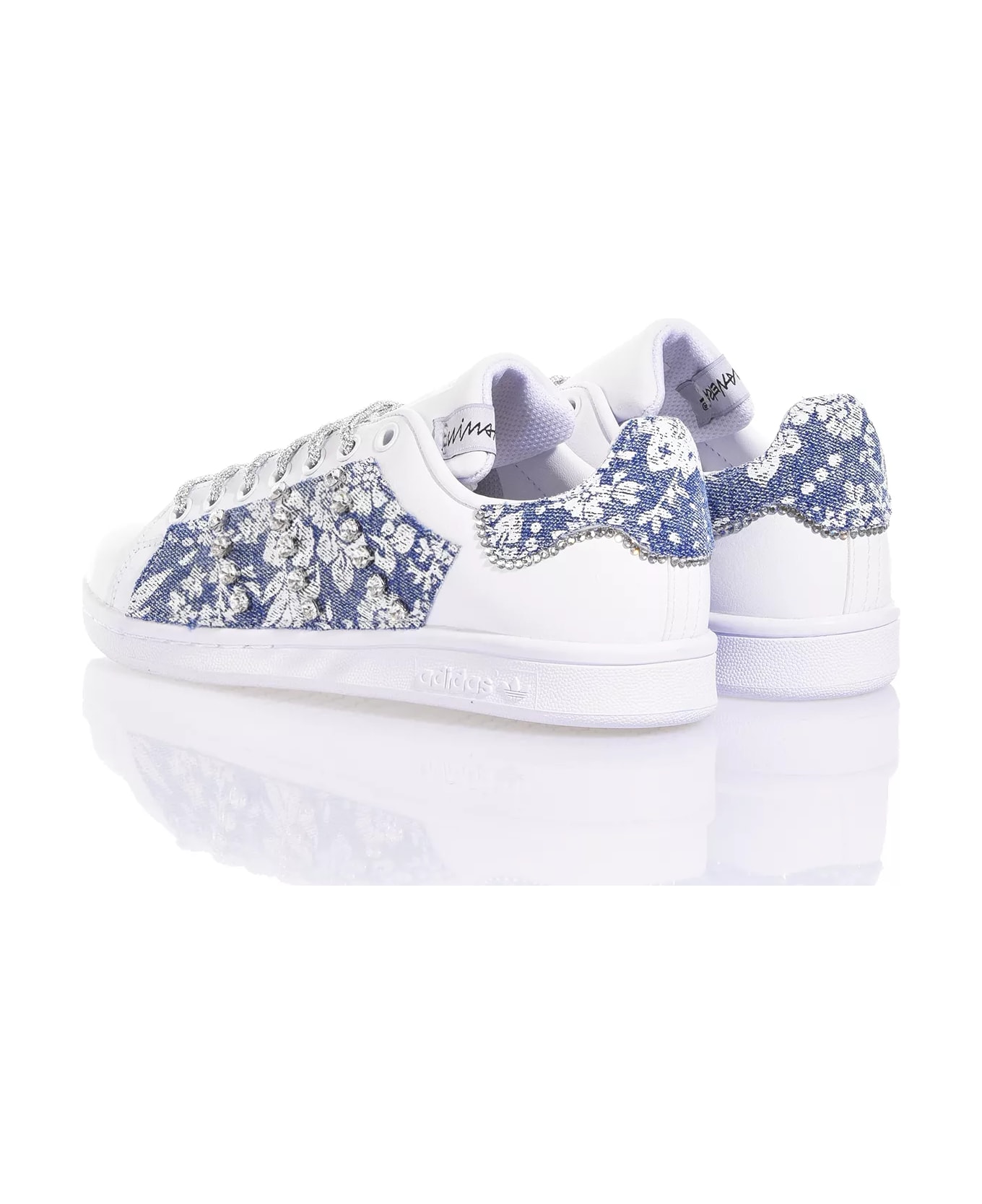 Mimanera Adidas Stan Smith Flower Jeans