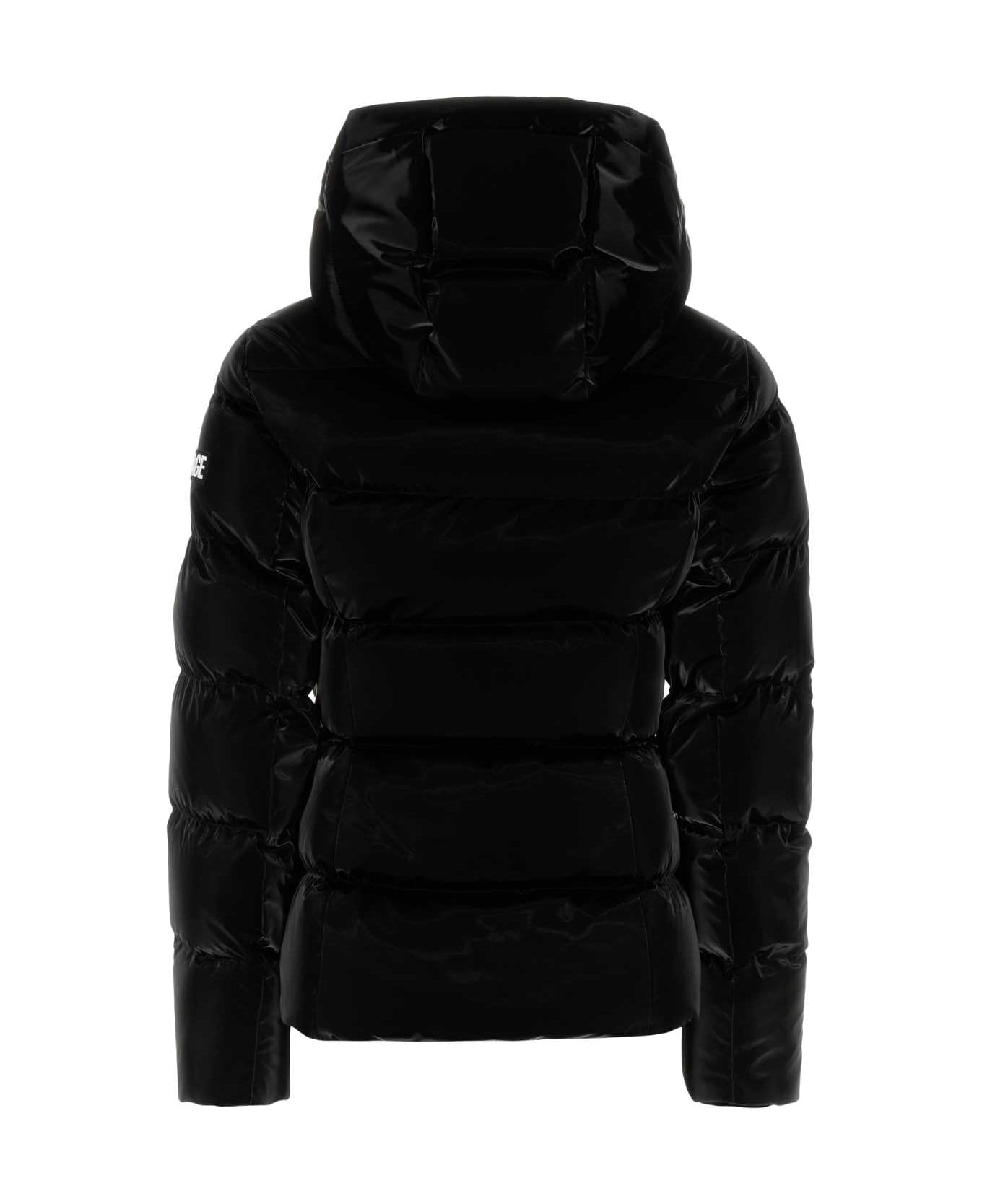 Mackage Black Polyurethane Down Jacket - BLACK
