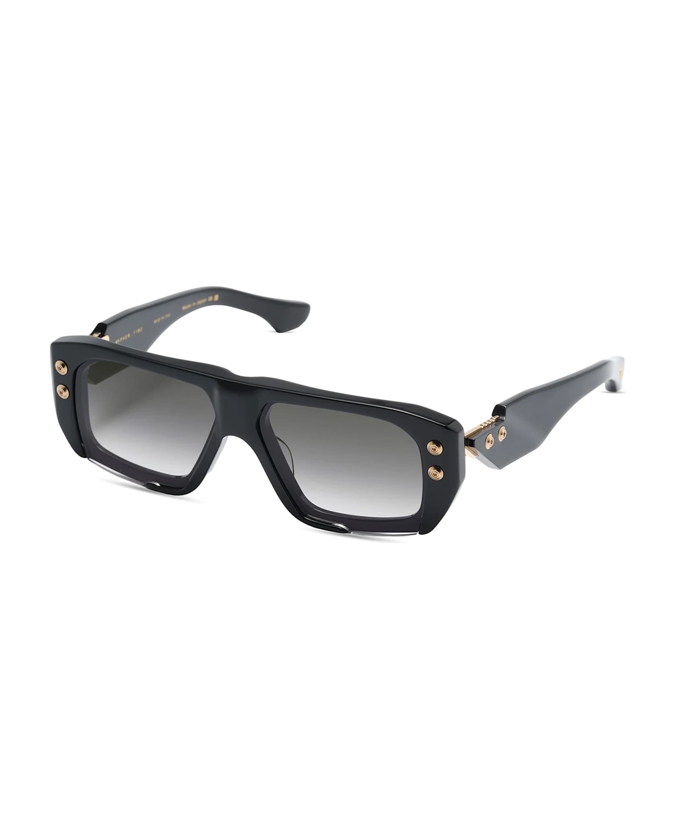 Dita Hypher-1183 - Black / White Gold Sunglasses - black/white gold