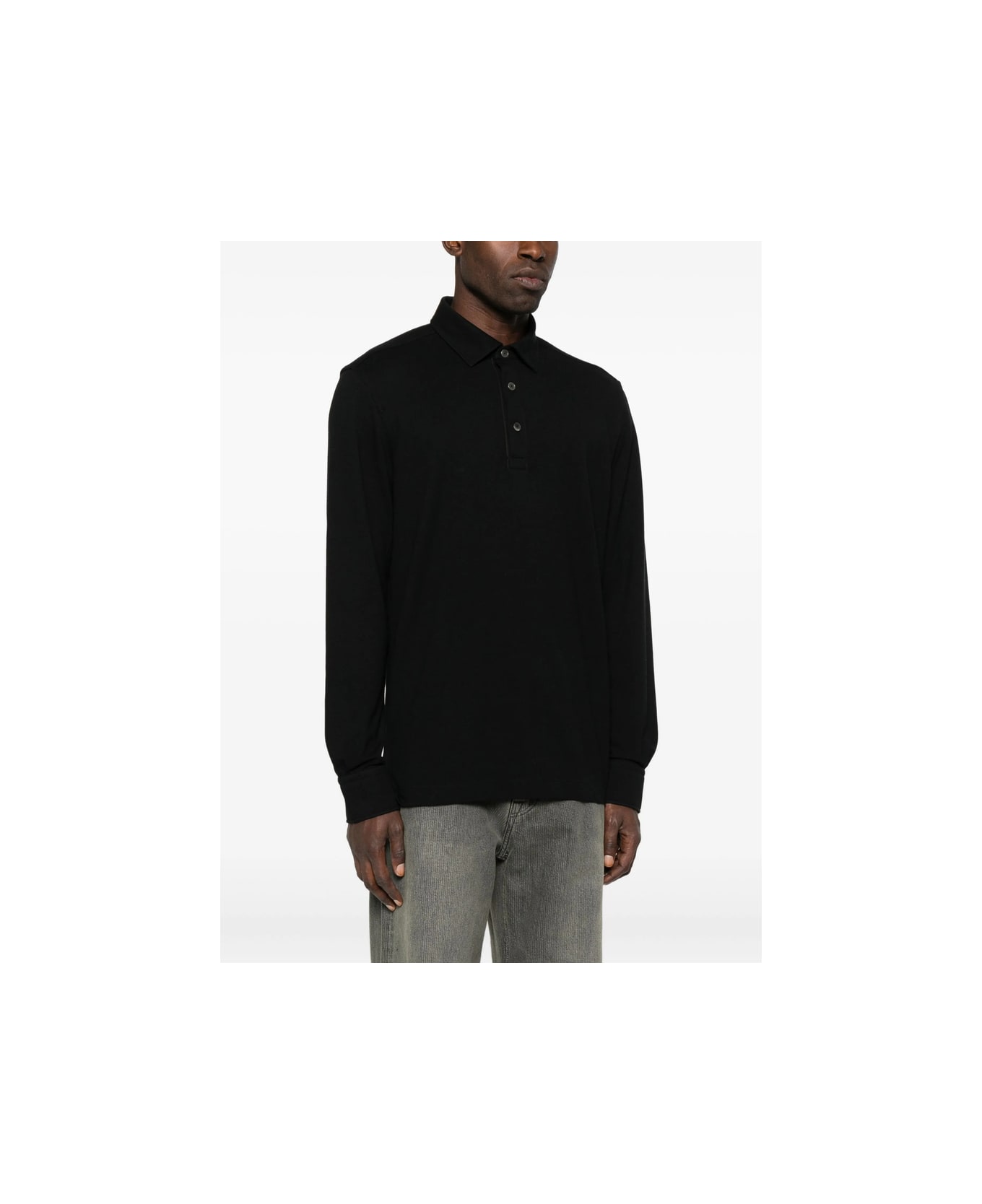 Zegna Sweater - BLUE ポロシャツ