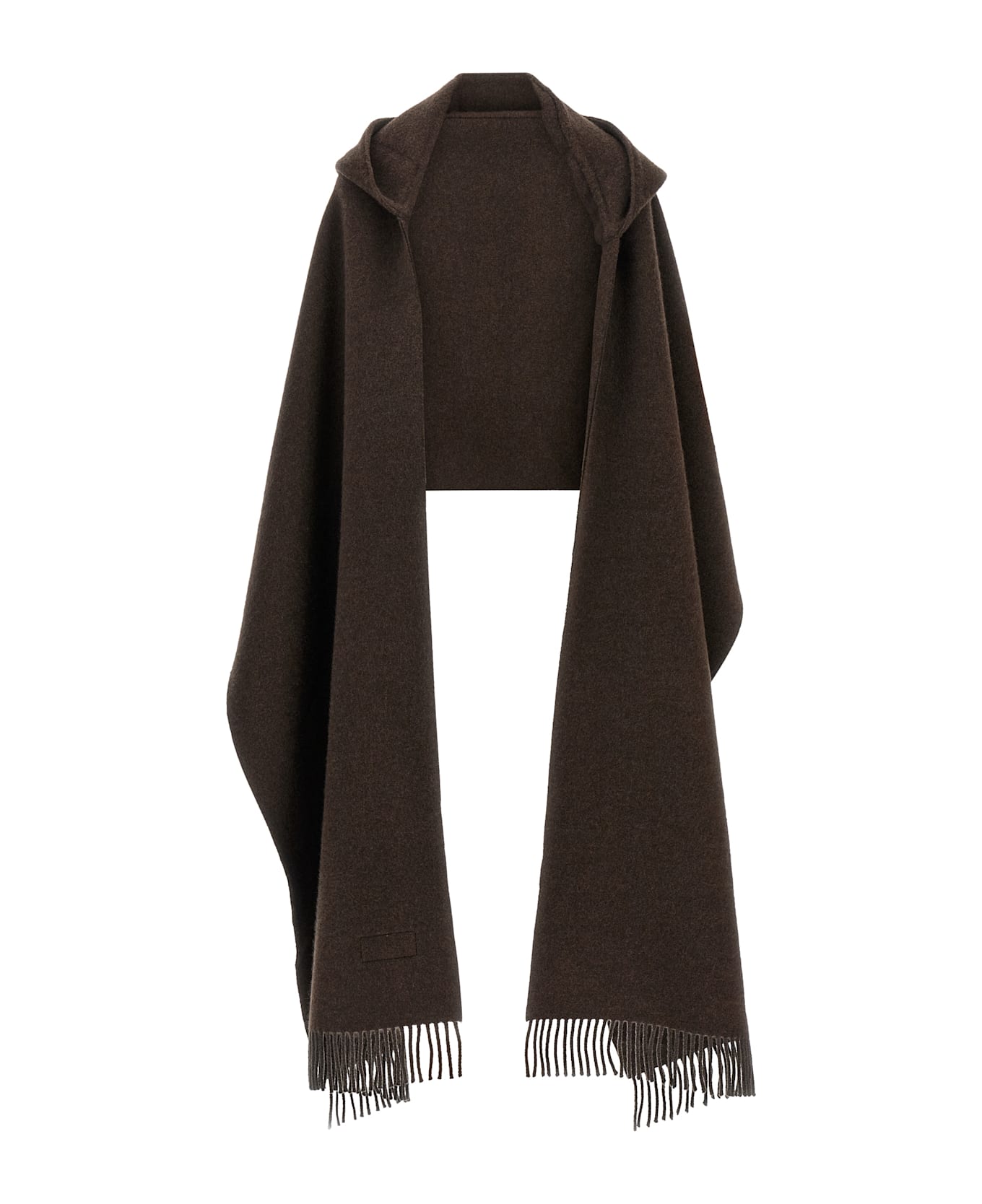 Brunello Cucinelli Hooded Scarf - Brown