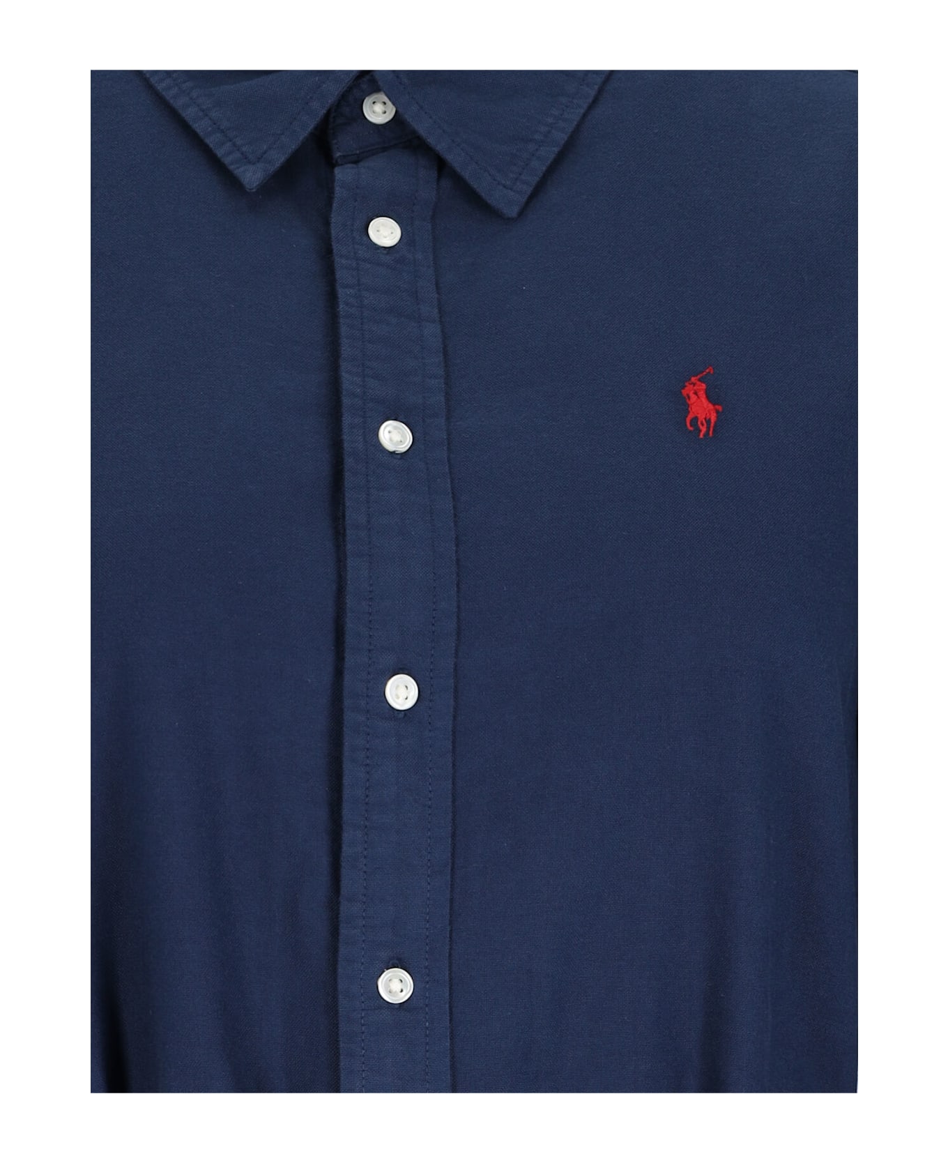 Polo Ralph Lauren Chemisier Midi Dress - Blue
