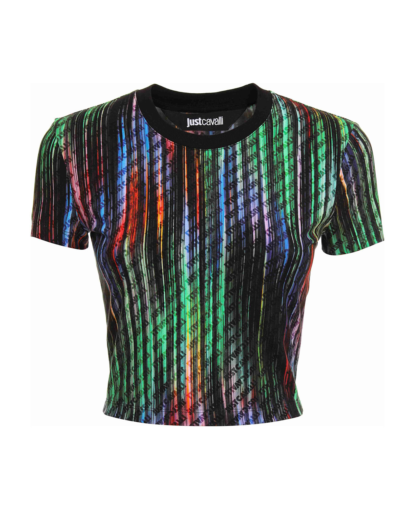Just Cavalli Multicolour Short Sleeves T-shirt - MultiColour