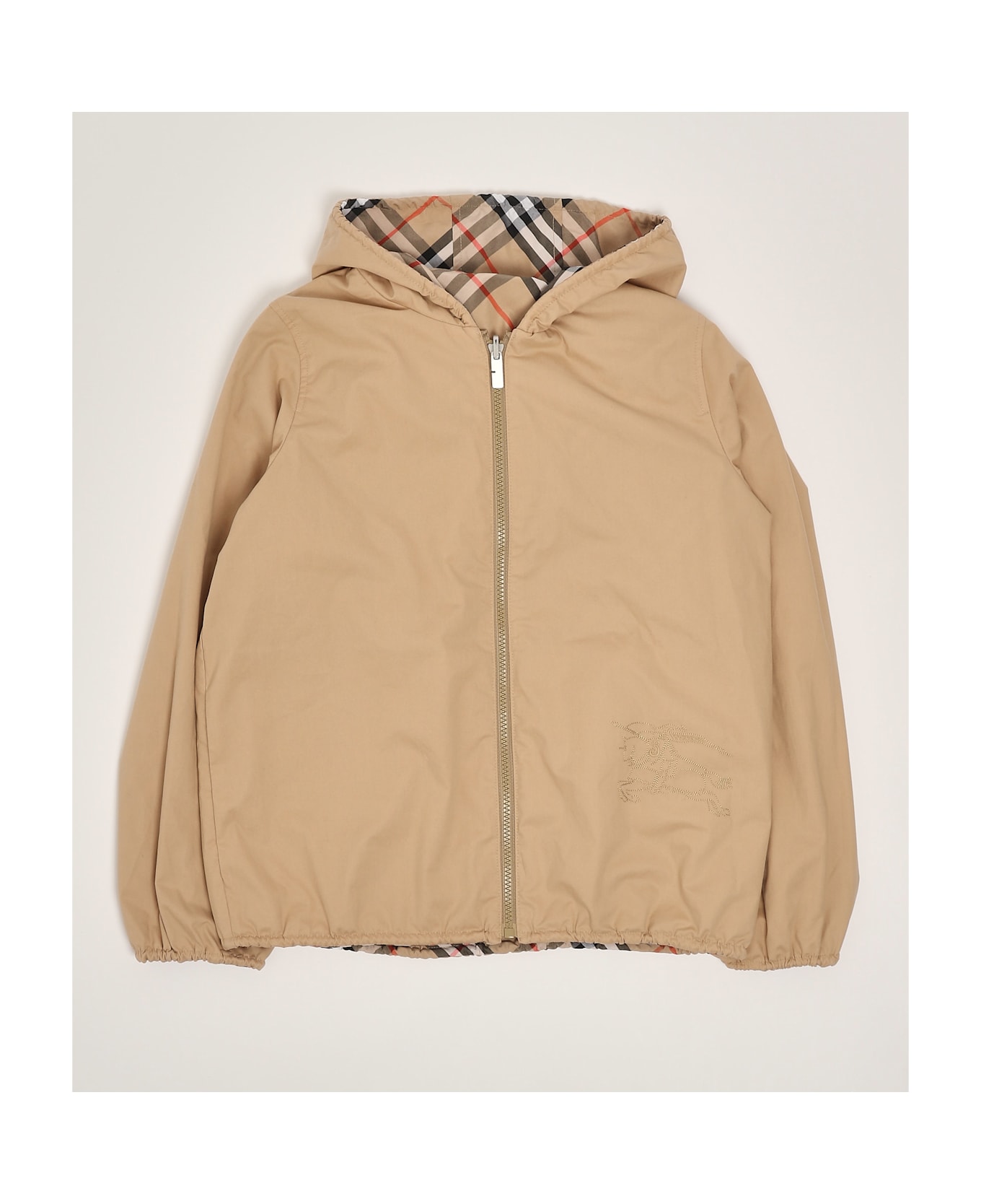 Burberry Rufus Jacket Jacket - CHECK BEIGE