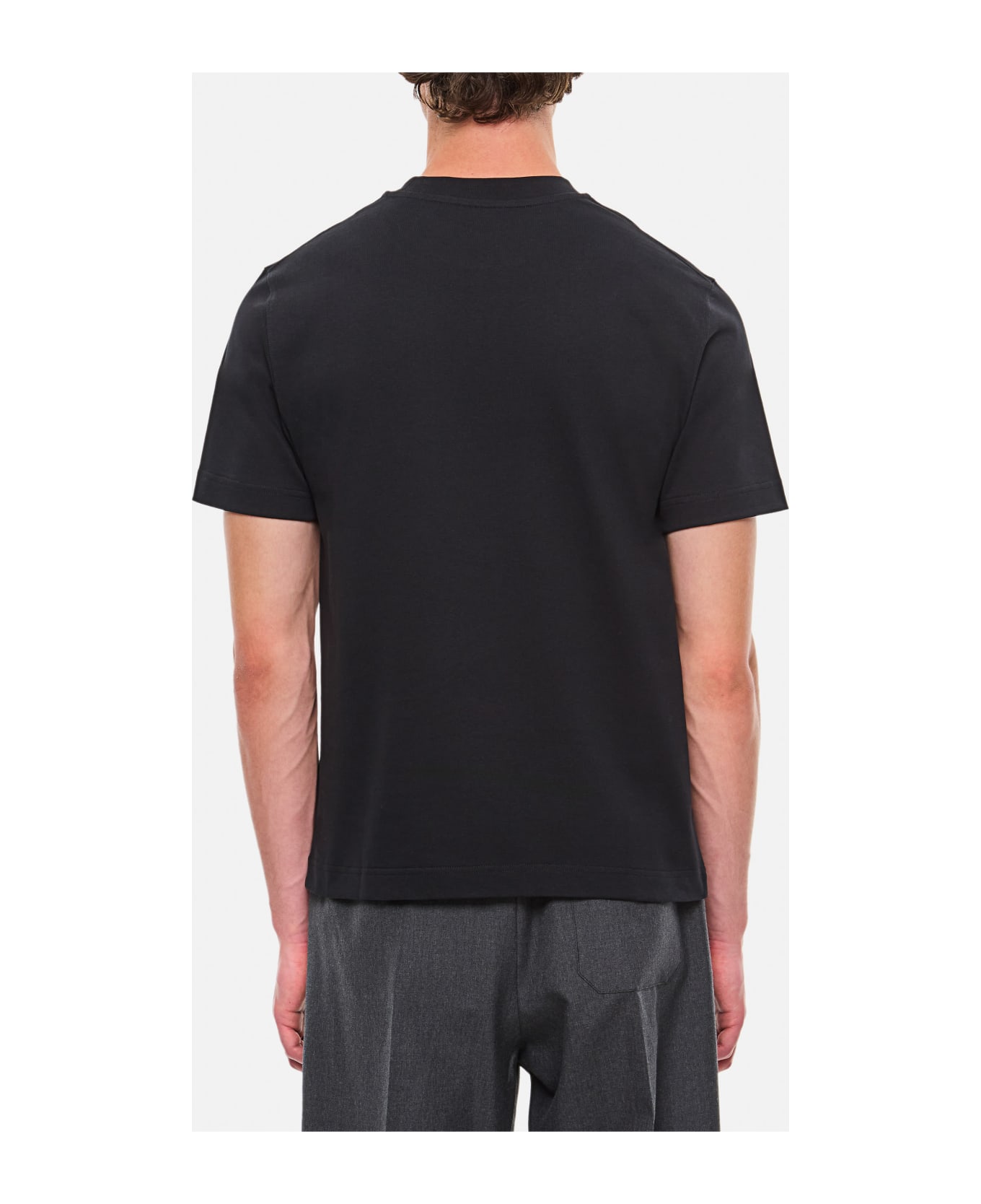 Jacquemus Gros Grain Cotton T-shirt - Black