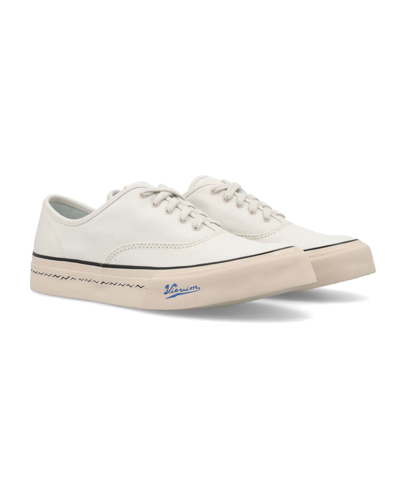 Visvim Logan Deck Lo Sipe Sneakers - WHITE