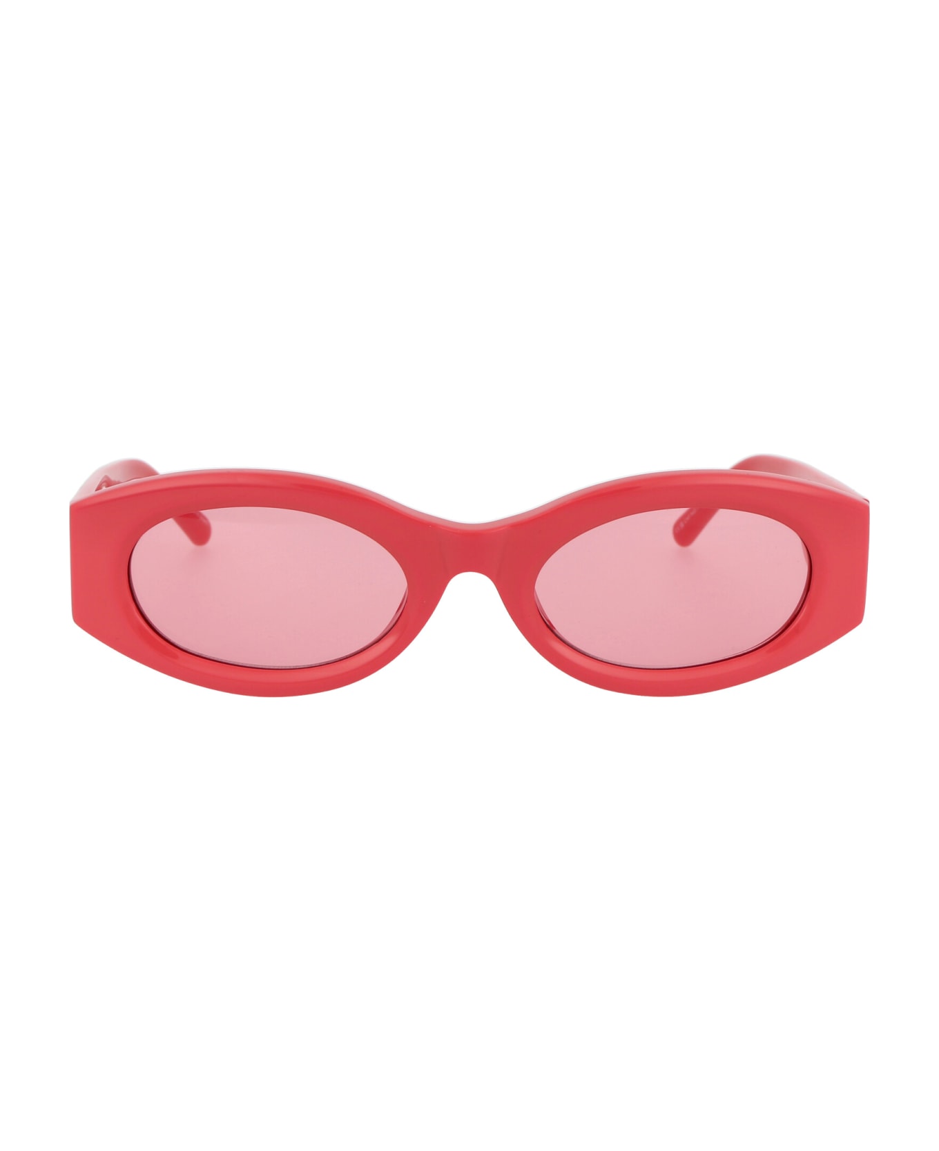 The Attico Berta Sunglasses - CORAL/SILVER/PINK サングラス