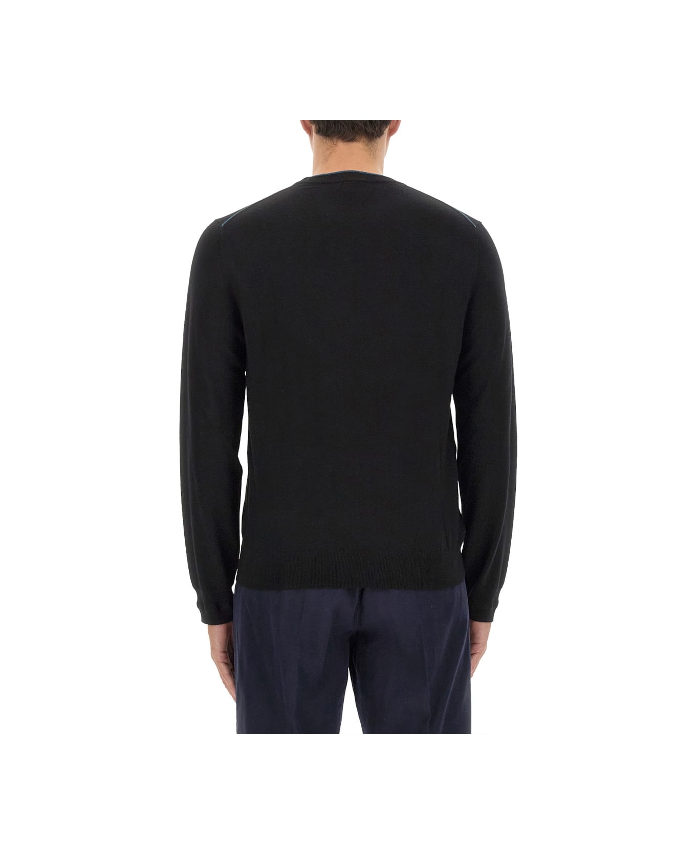 PS by Paul Smith Jersey With Logo - BLACK