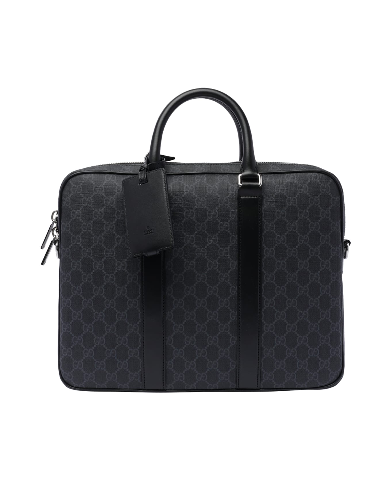 Gucci Ophidia Gg Briefcase - Black