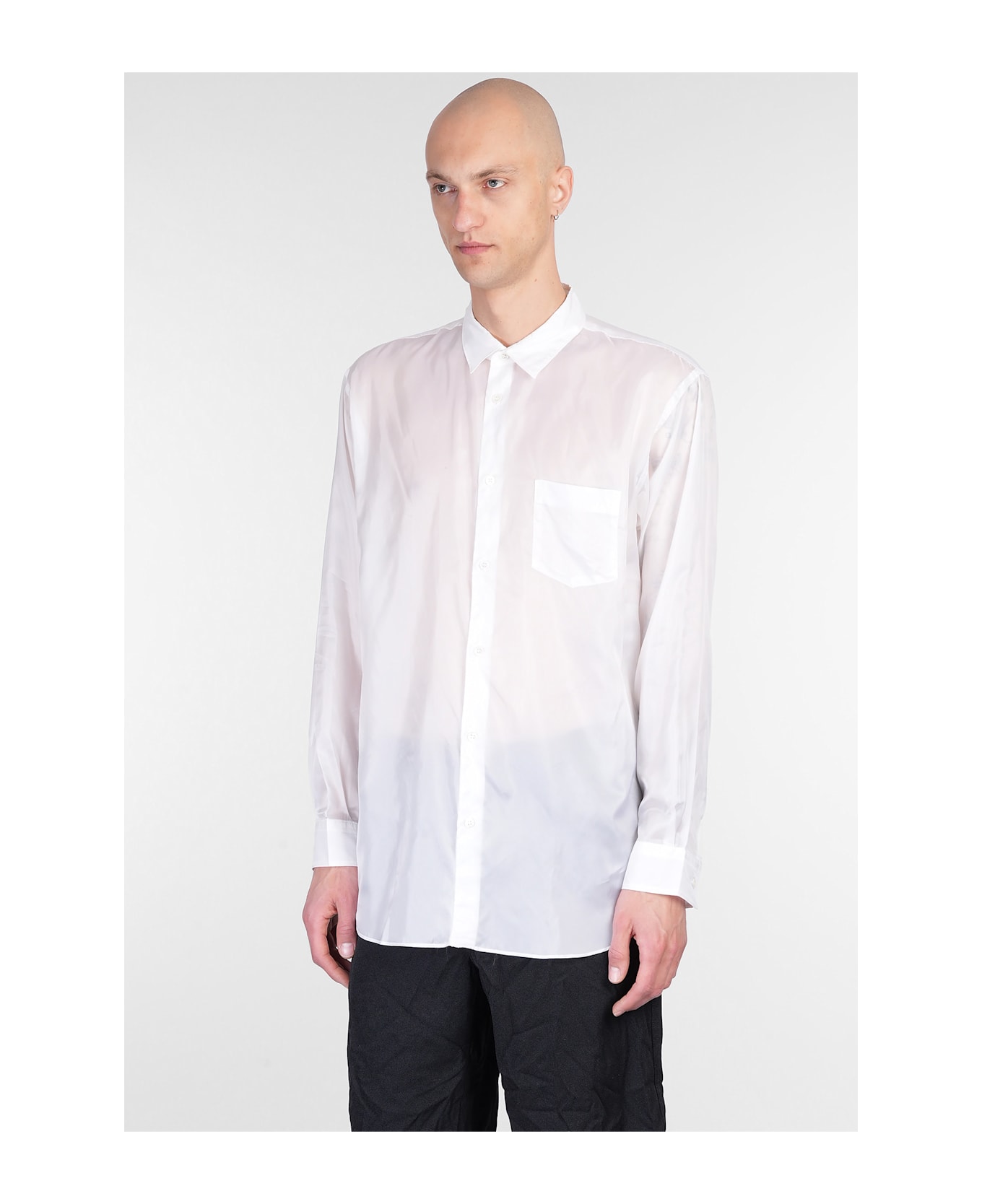 Comme des Garçons Shirt Shirt In White Polyamide Polyester - white