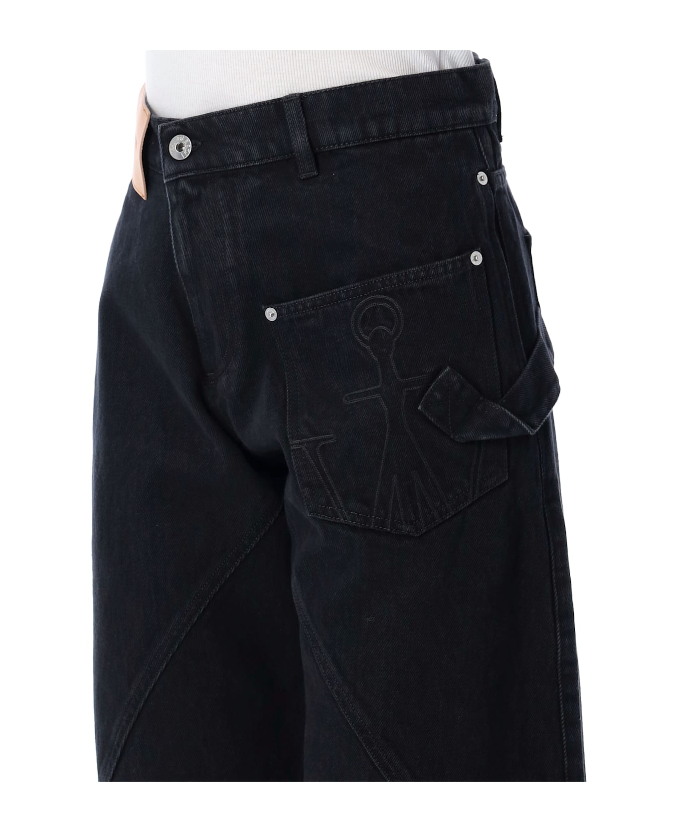 J.W. Anderson Twisted Denim - BLACK