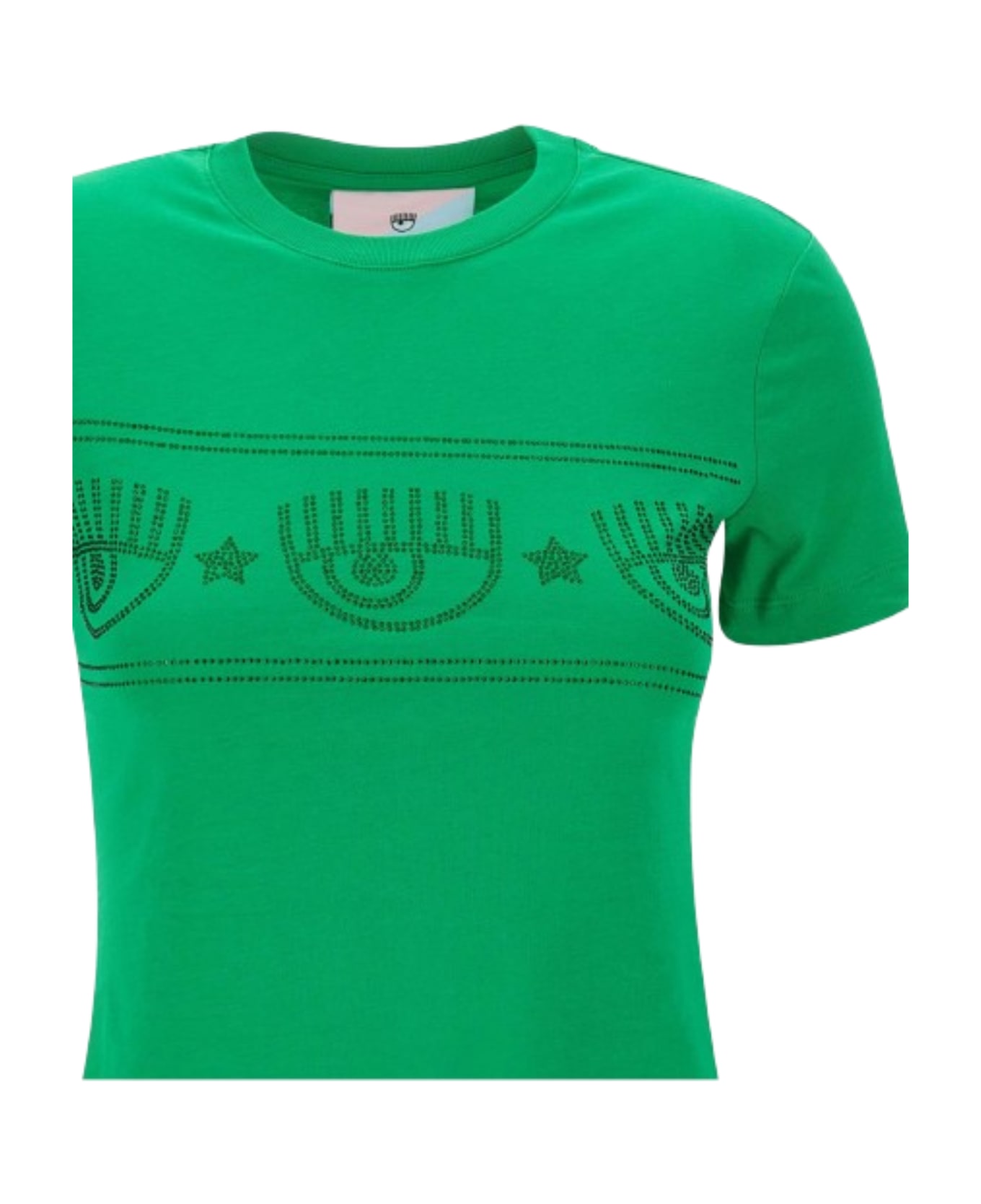 Chiara Ferragni T-shirts And Polos Green - Green