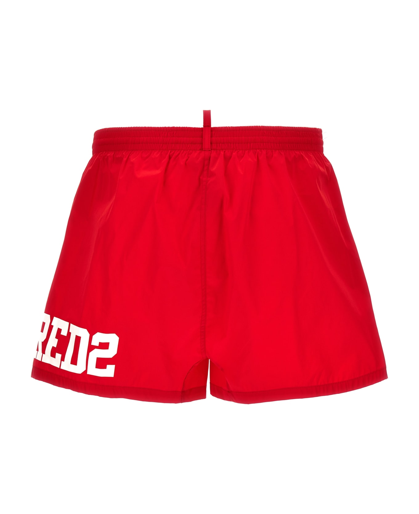 Dsquared2 Midi Boxer Shorts - Red 水着