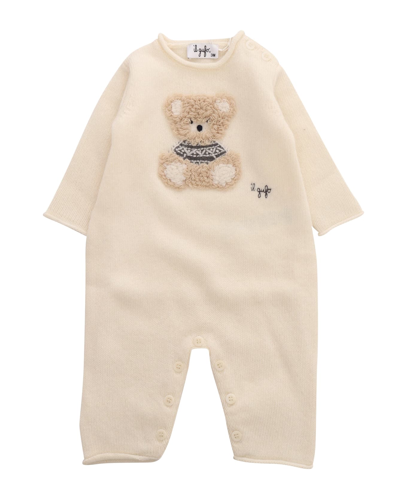 Il Gufo Onesie - WHITE