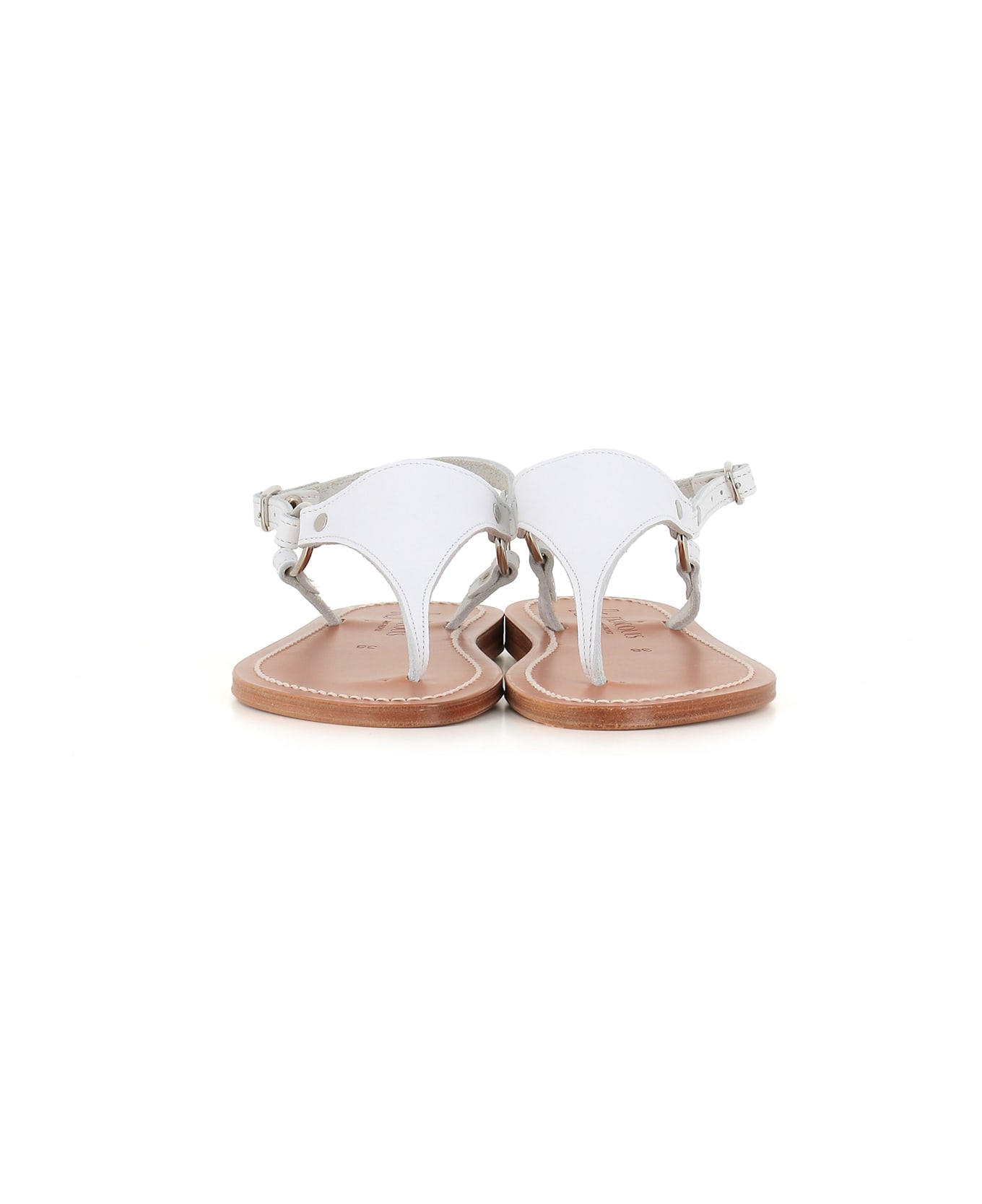 K.Jacques Flip-flop Dionysos Flat - Bianca 