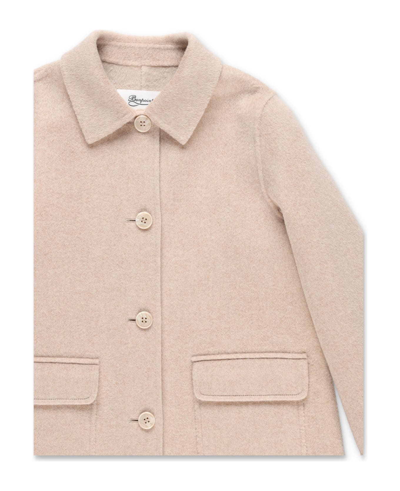 Bonpoint Gracie Coat - BEIGE CHINE