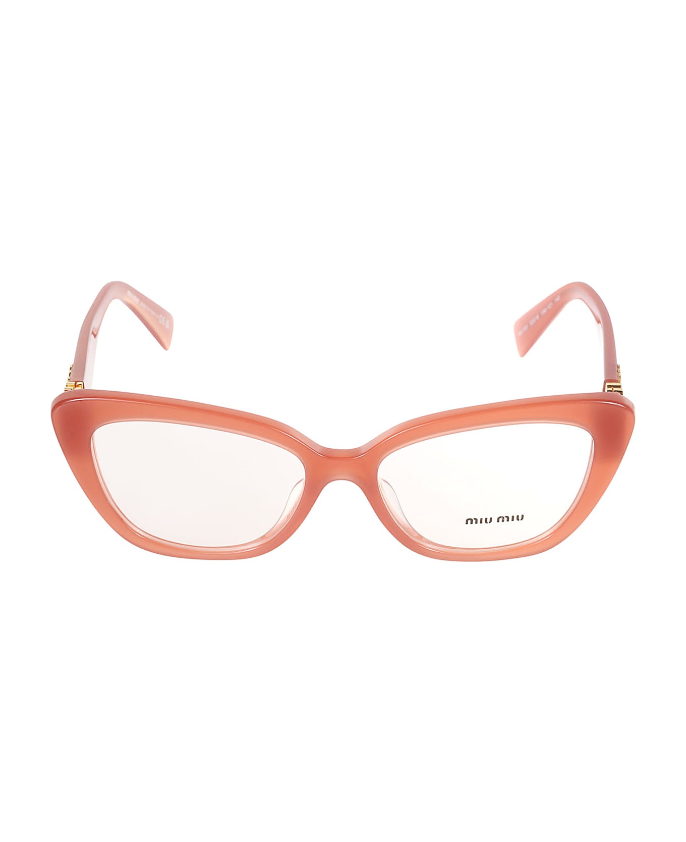 Miu Miu Metal Hinges Cat-eye Glasses - 10M1O1