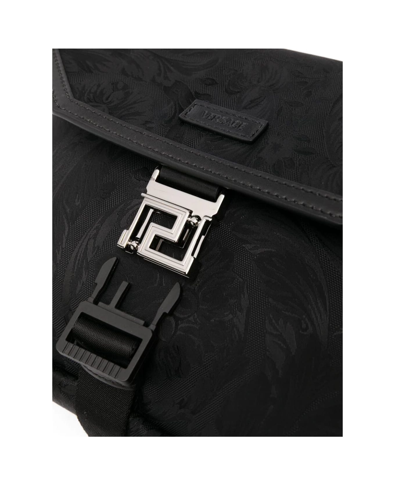 Versace Messenger Fabric Nylon Barocco - E Black Ruthenium