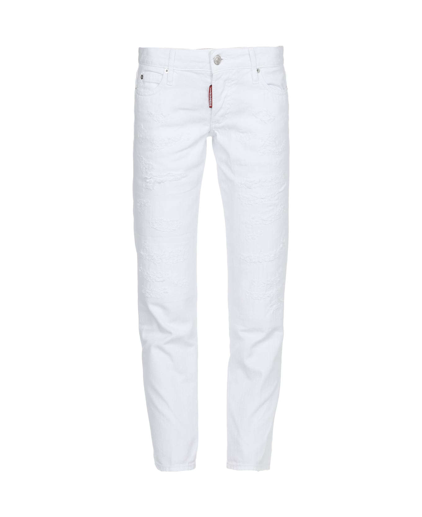 Dsquared2 Jennifer Cropped Jeans - WHITE