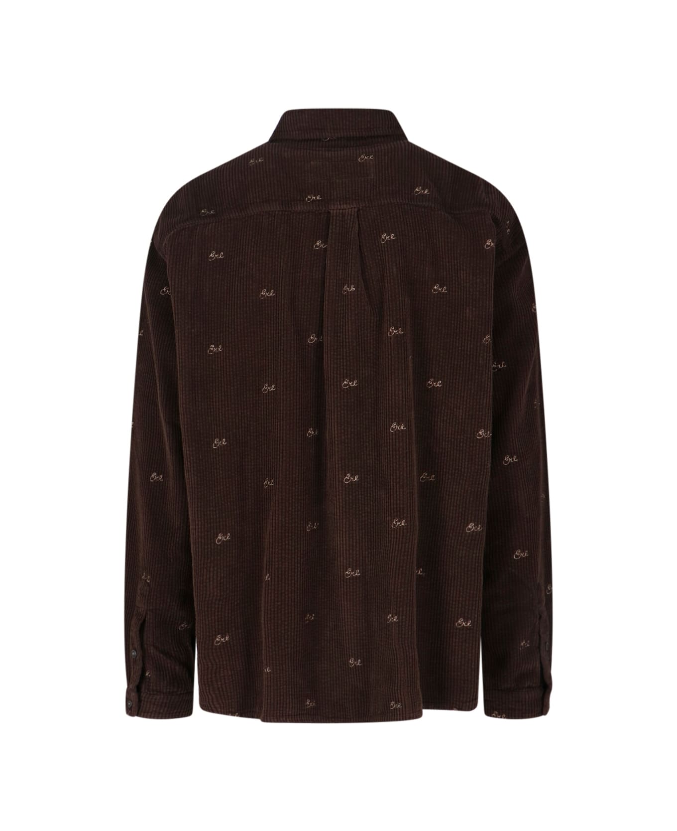 ERL Velvet Shirt - Brown