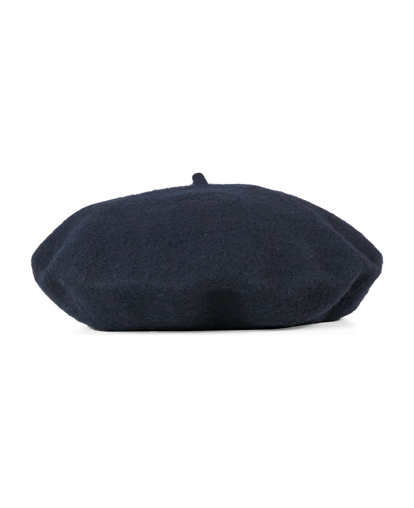 Patachou Blue Beret For Girl With Red Bow - Blue