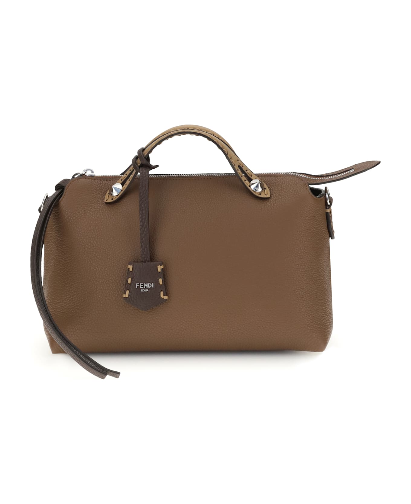 Fendi By The Way Selleria Medium Shoulder Bag - BROWN