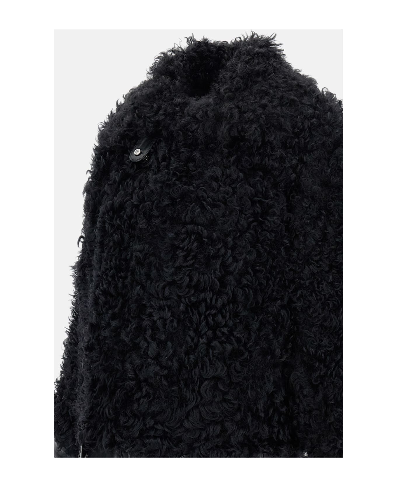 Golden Goose Osanne Jacket Curly Shearling - Black