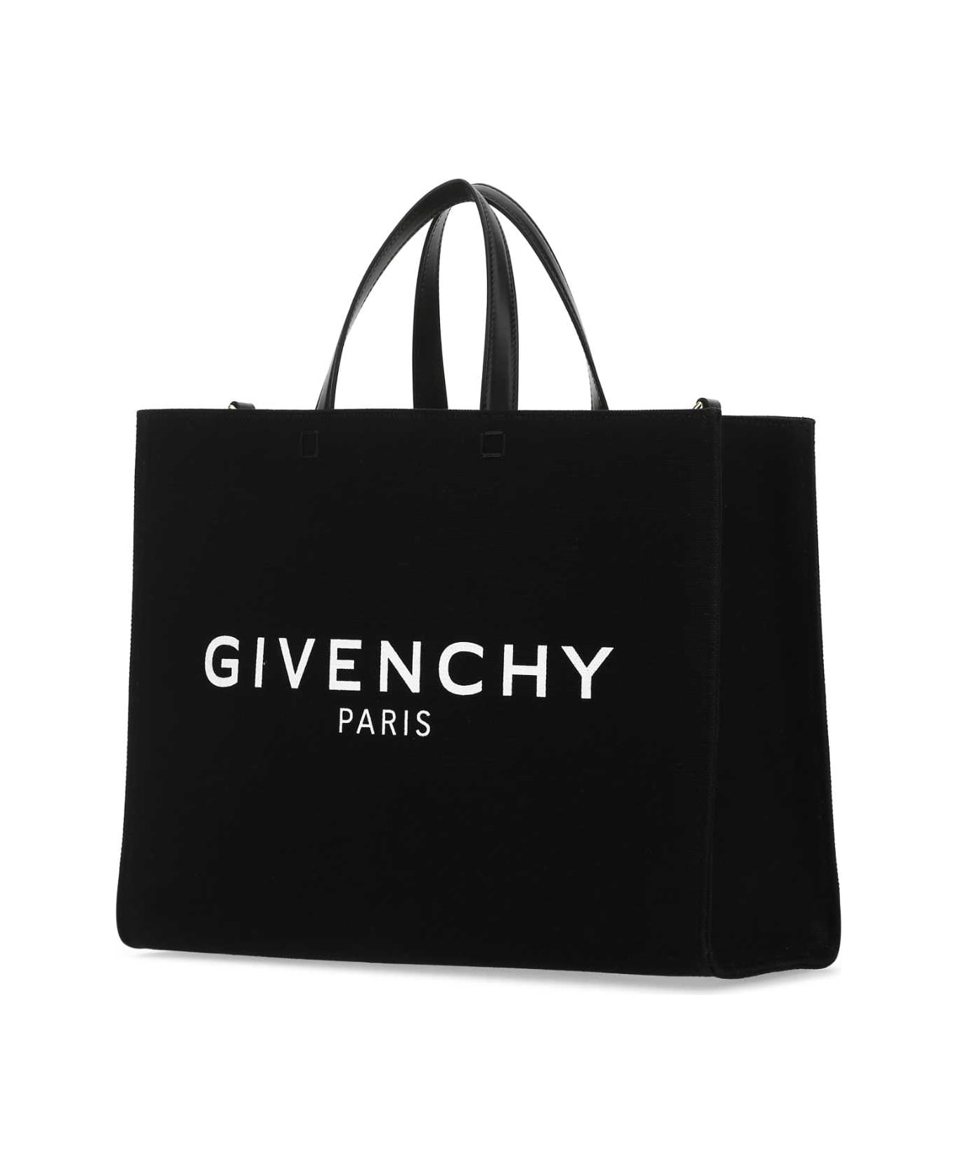 Givenchy Black Canvas Medium G Shopping Bag - 001