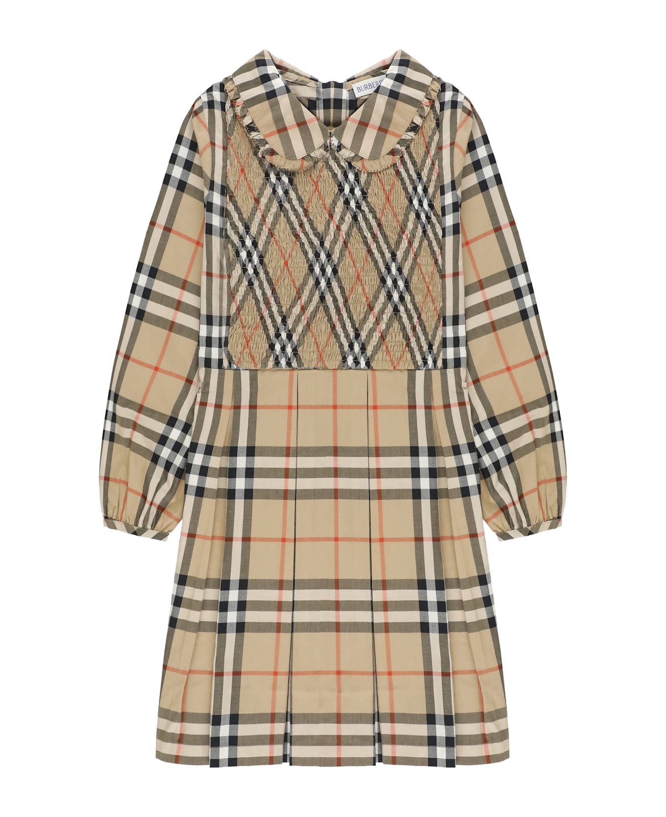 Burberry Ida Check Dress - Beige