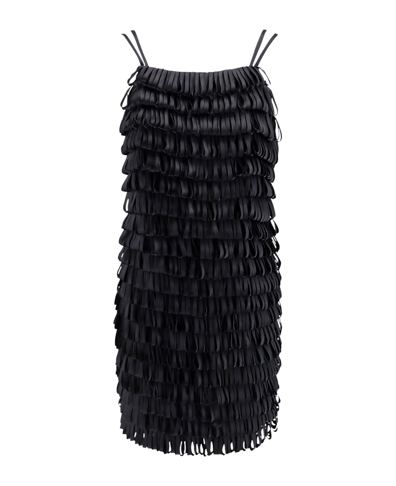 Max Mara Stretch Cady Mini Dress - Black