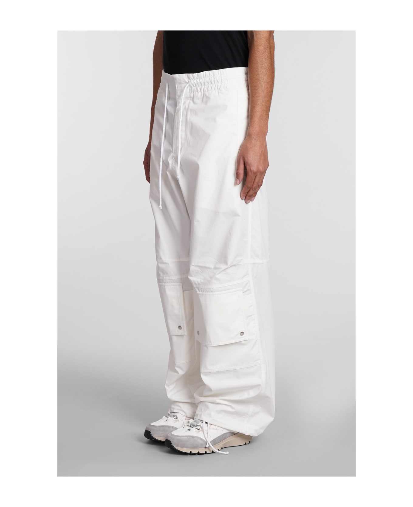 OAMC Pants In White Cotton - white