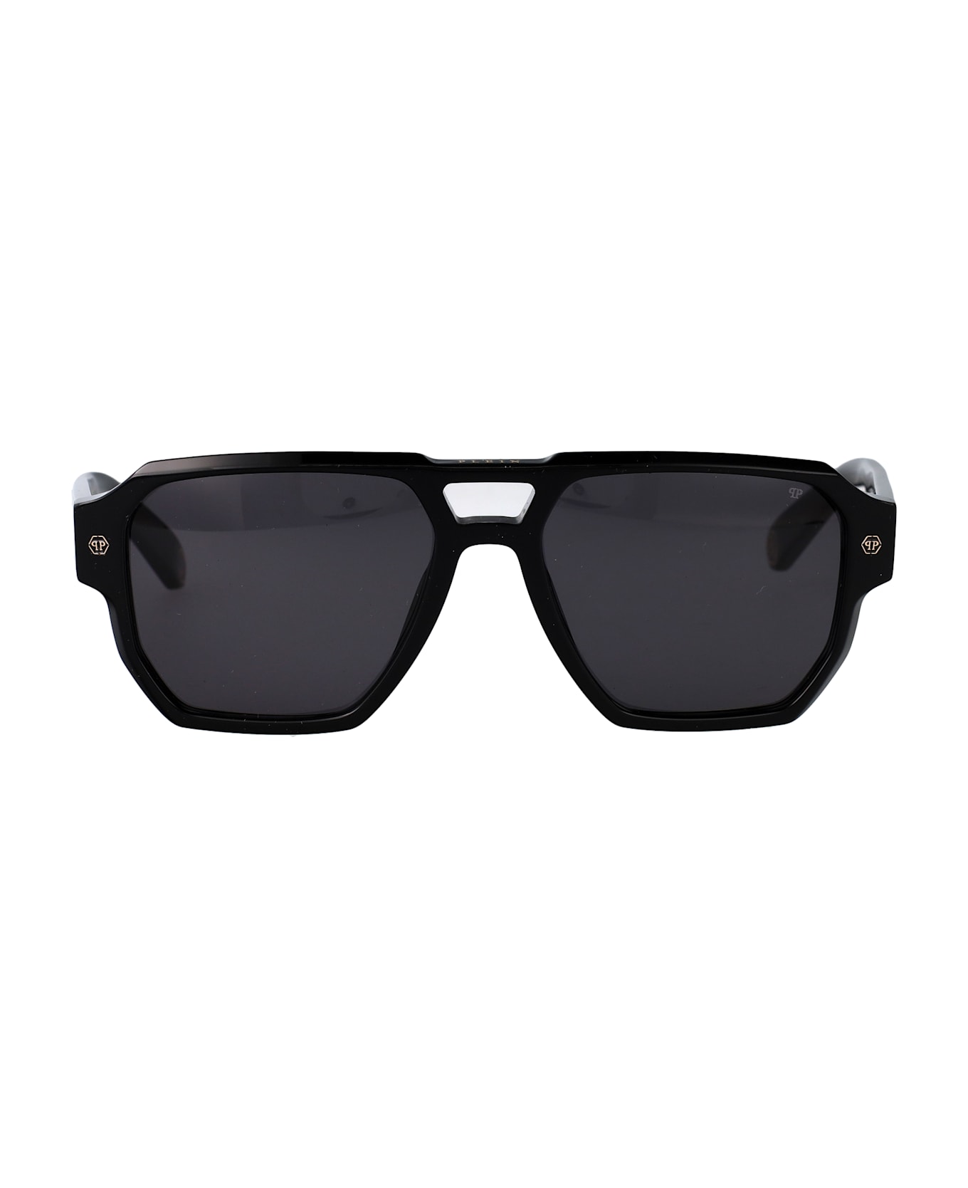 Philipp Plein Stud Sunglasses - NERO LUCIDO