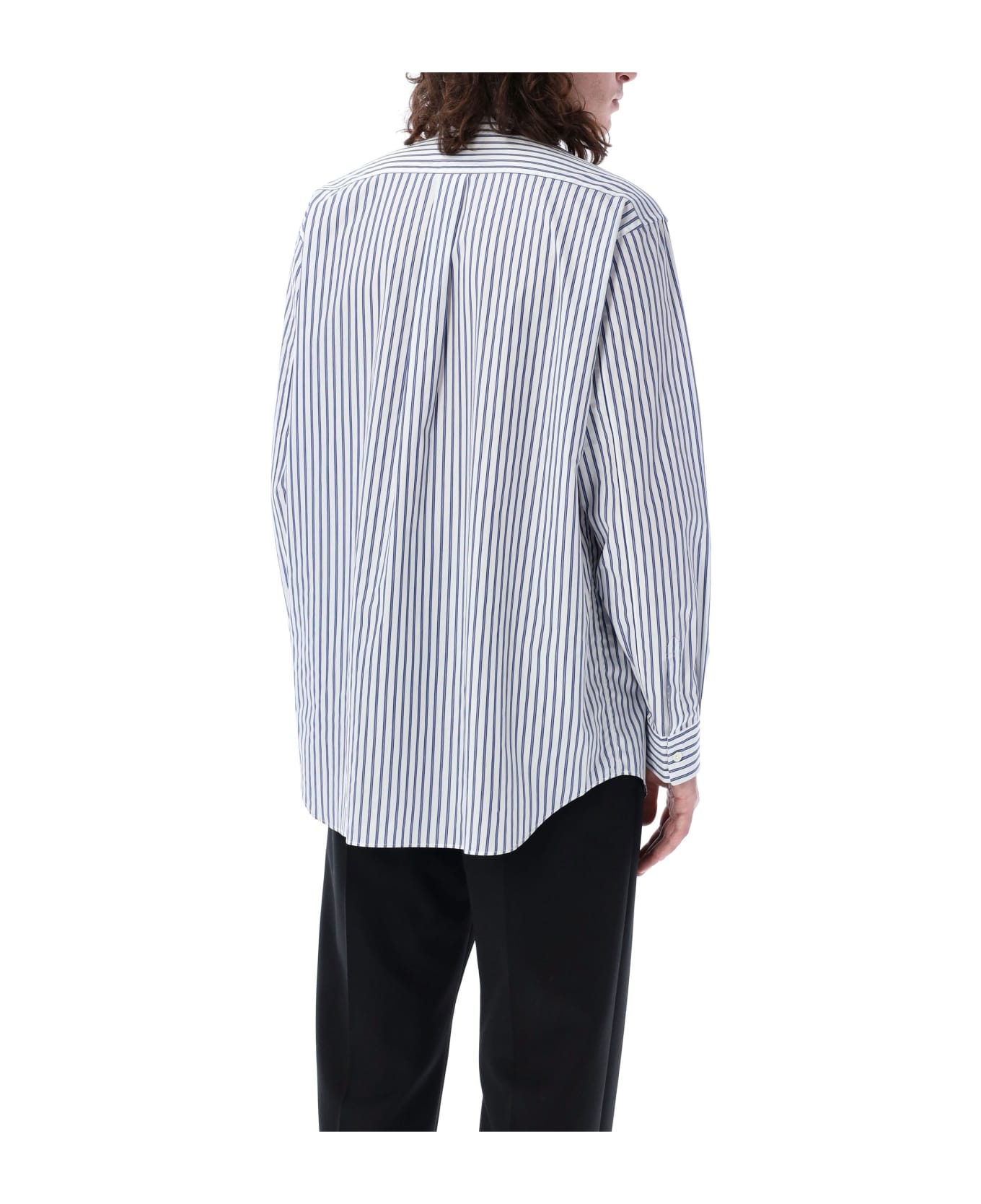Comme des Garçons Shirt Striped Shirt - WHITE BLUE シャツ