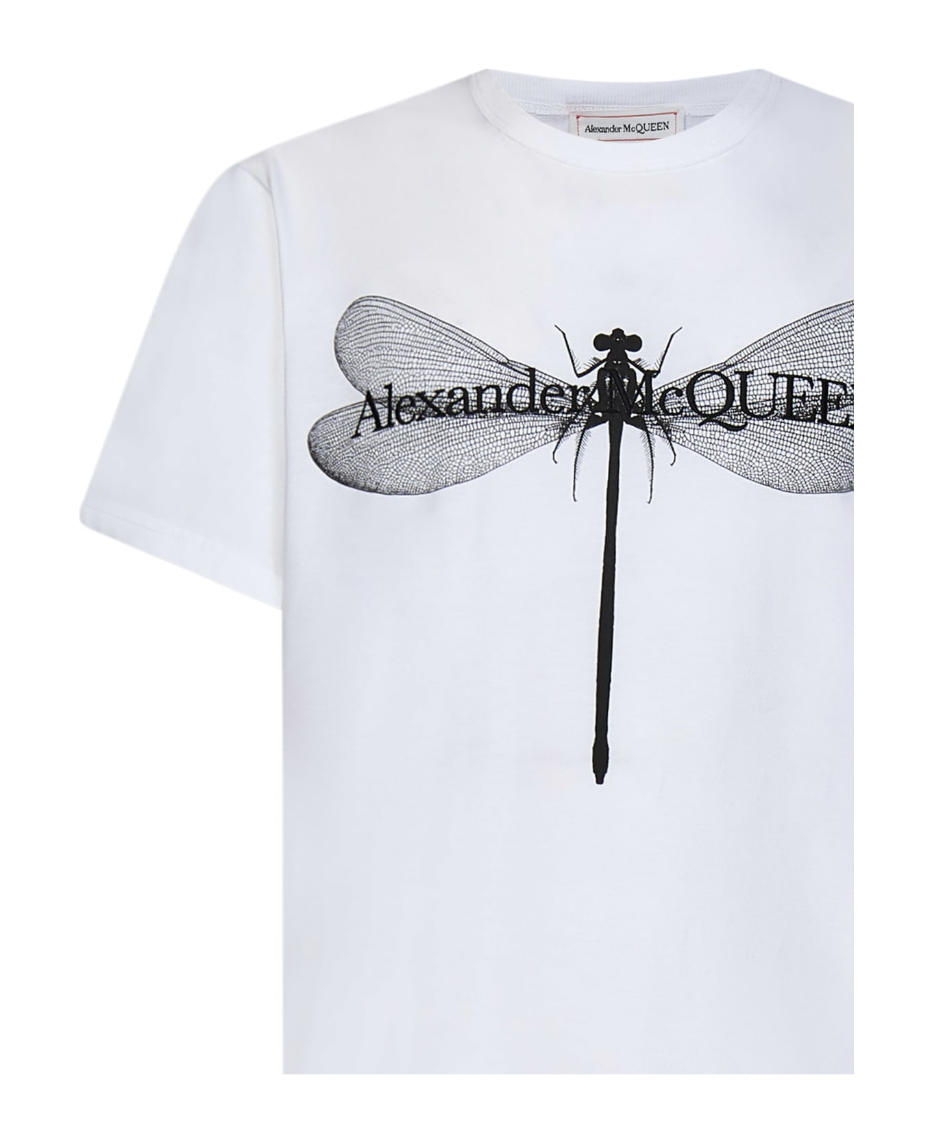 Alexander McQueen Dragonfly T-shirt - White