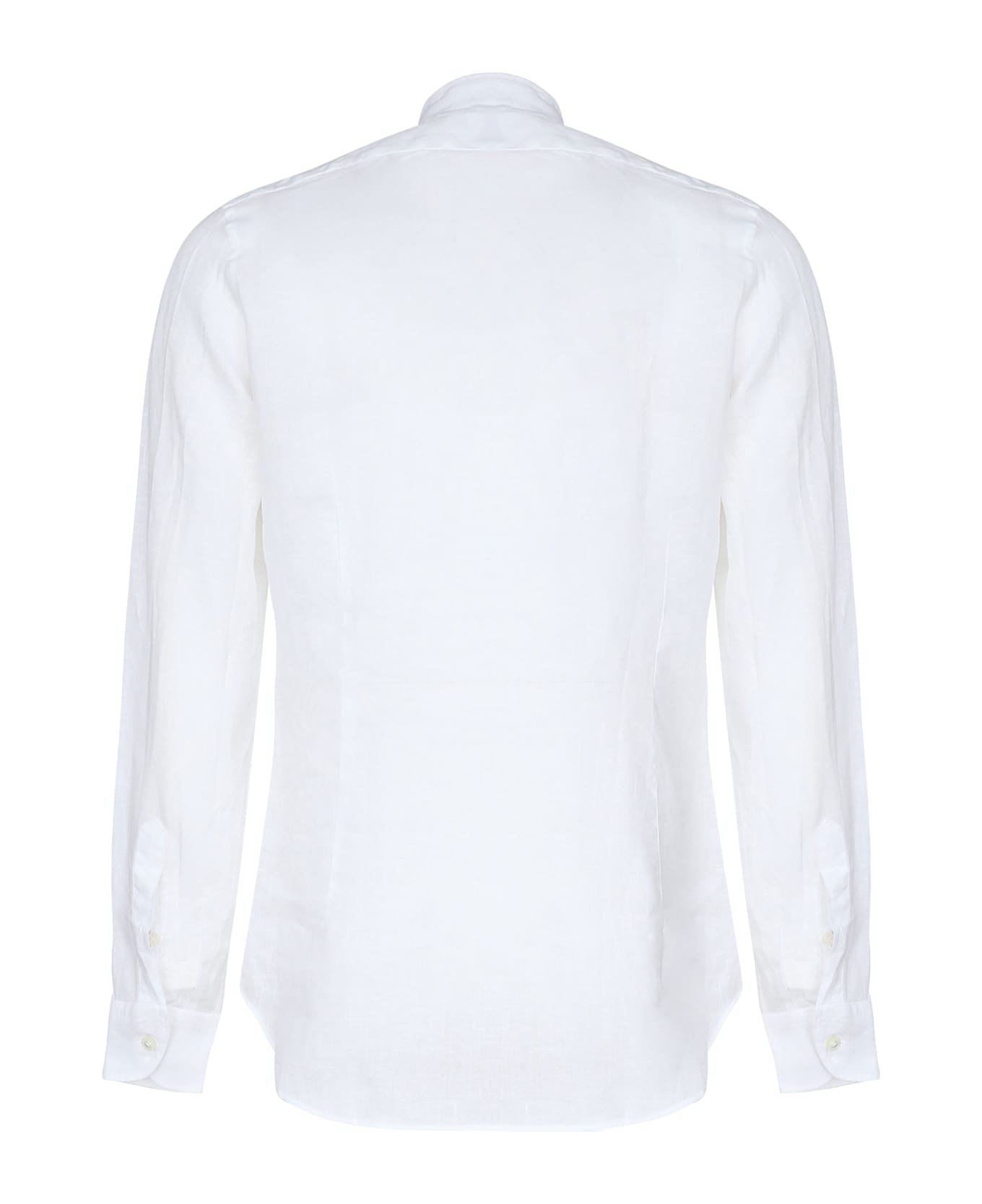 Eleventy Linen Shirt - White