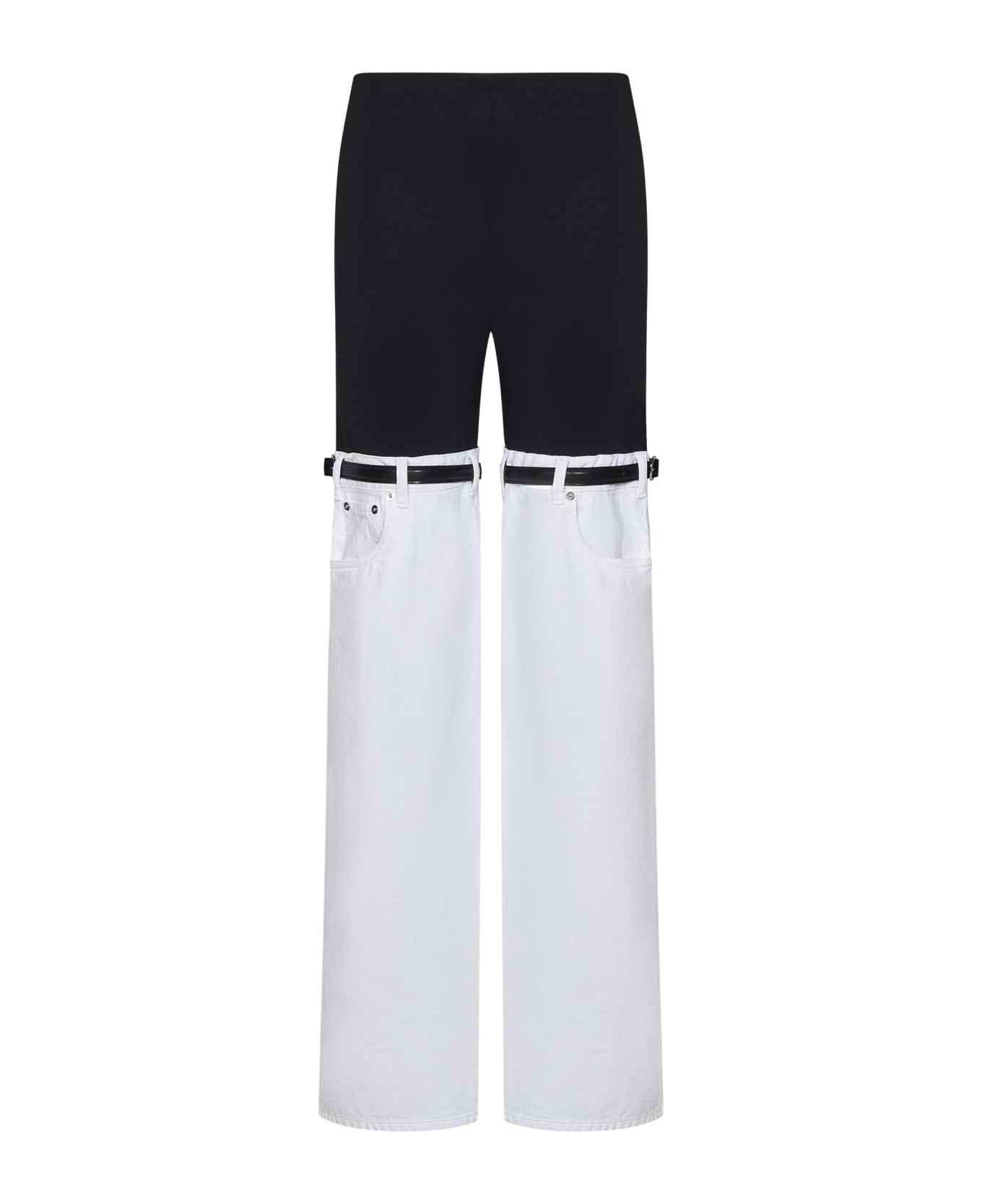 Coperni Hybrid Trousers - BLACK/WHITE