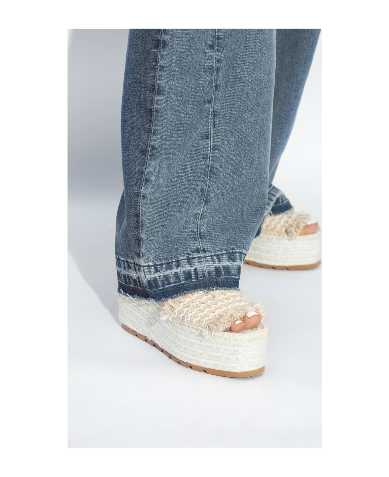 Stella McCartney Platform Sandals Gaia - Dust