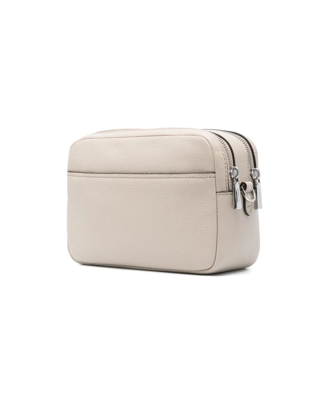 MICHAEL Michael Kors Bryant Medium Double Zip Chain Camera Crossbody - Light Sand