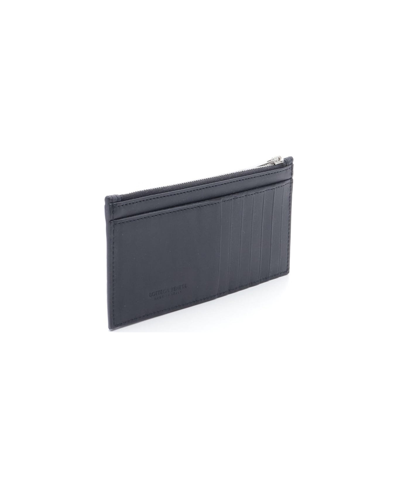Bottega Veneta Intrecciato Coin Purse - Black