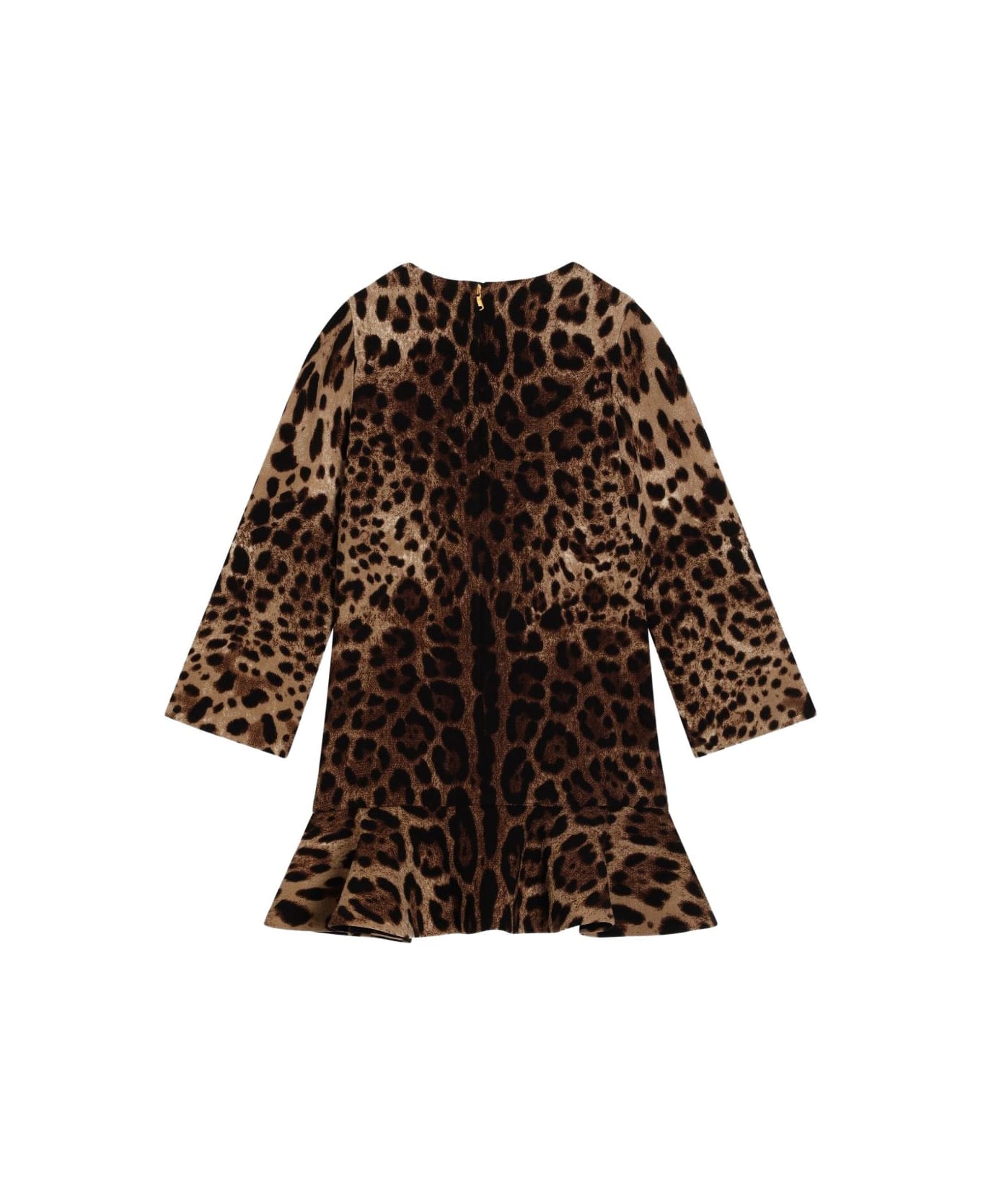 Dolce 
Gabbana Dolce &amp; Gabbana Brown Leopard Print Dress/sweater - Brown