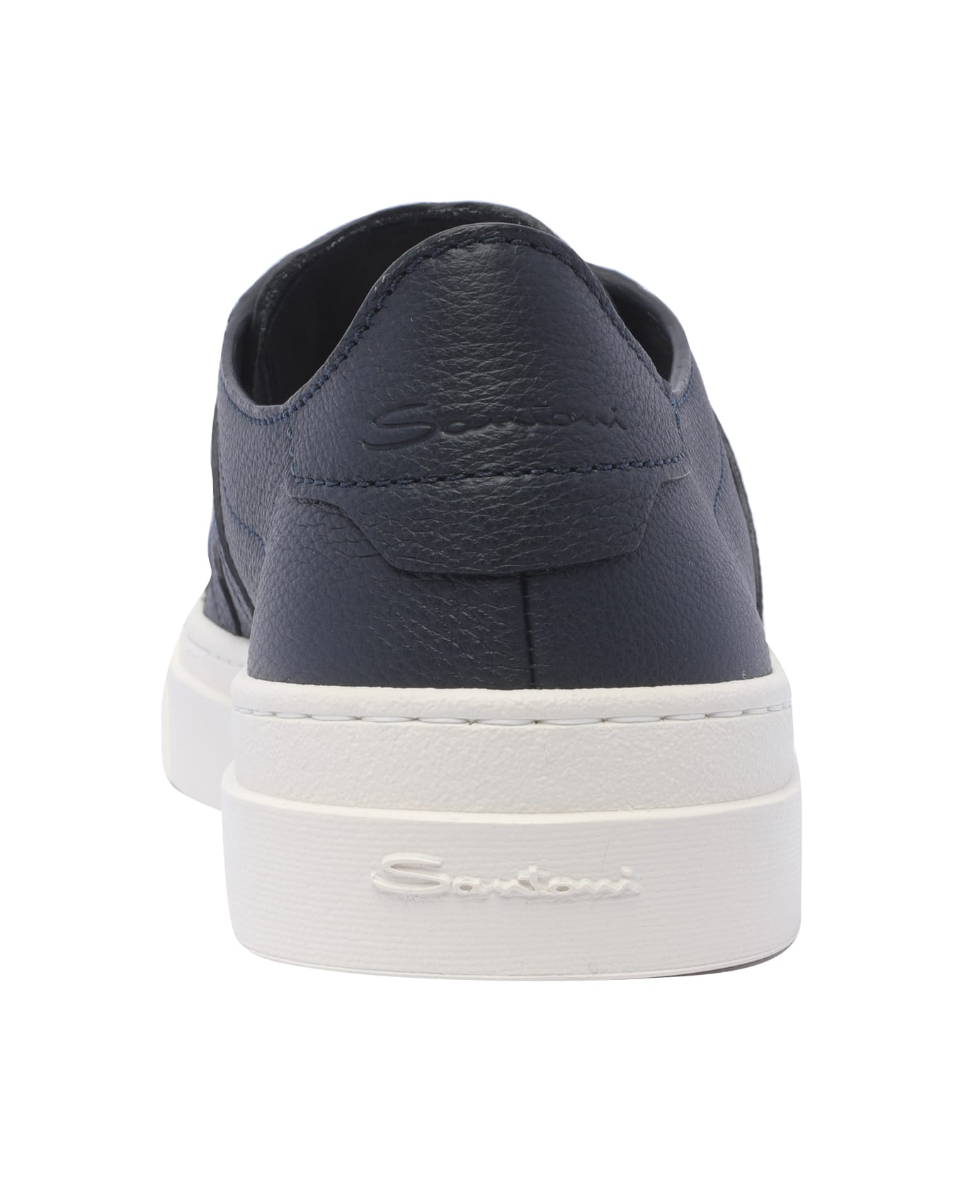 Santoni Double Buckle Sneakers - BLUE
