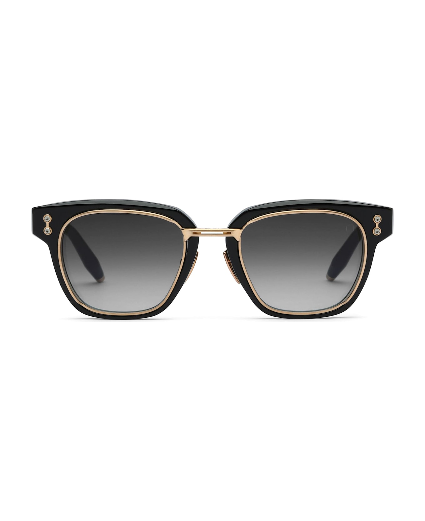 Akoni Apollo - Black / Brushed 12k Gold / Asian Fit Sunglasses - Black/gold