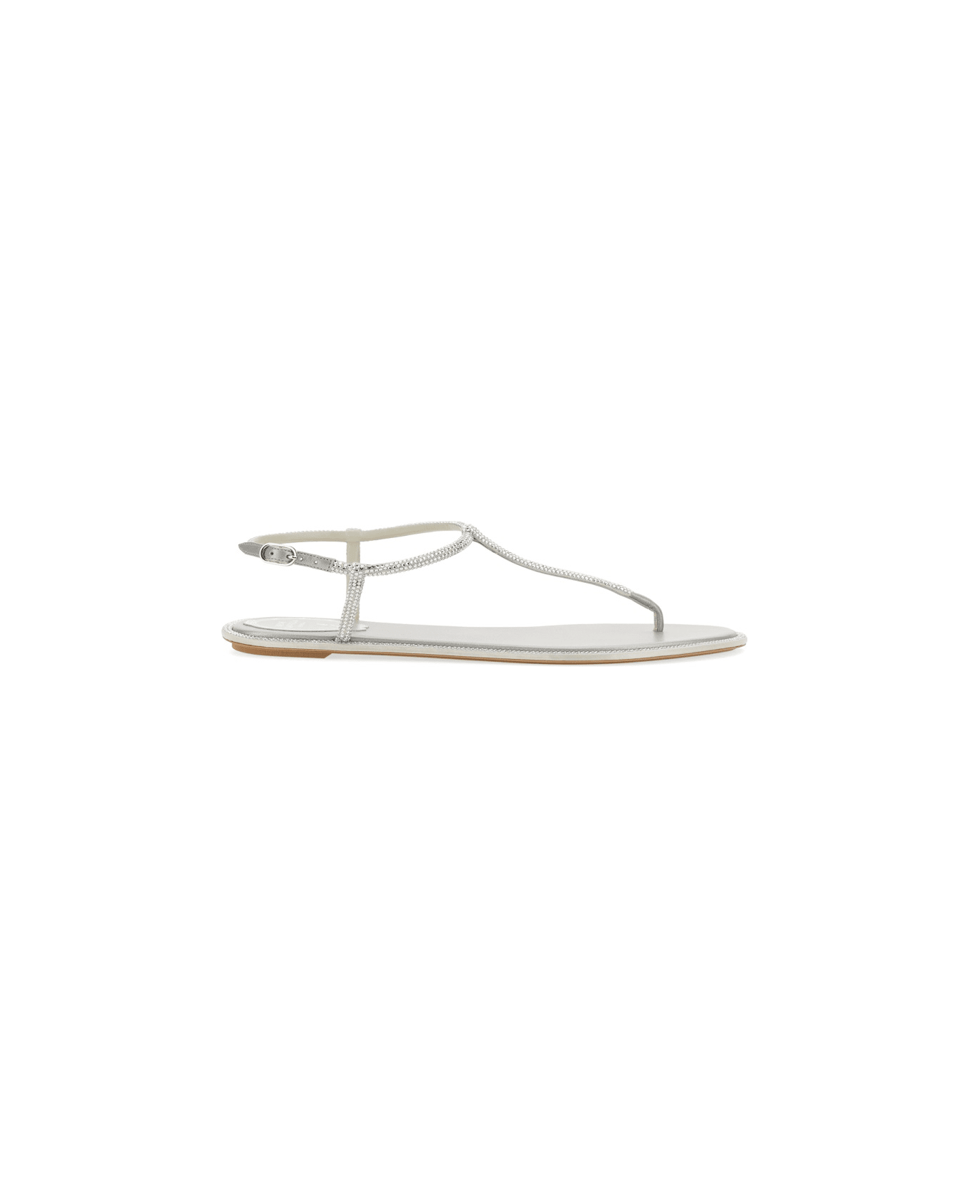 Grey Diana Low Jewel Sandal
