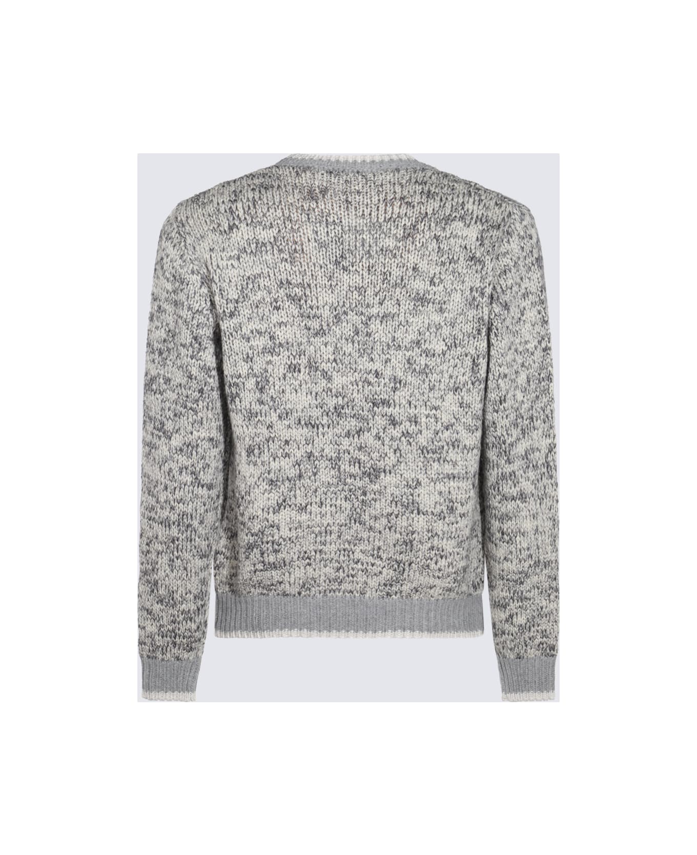 Canali Grey Wool Knitwear